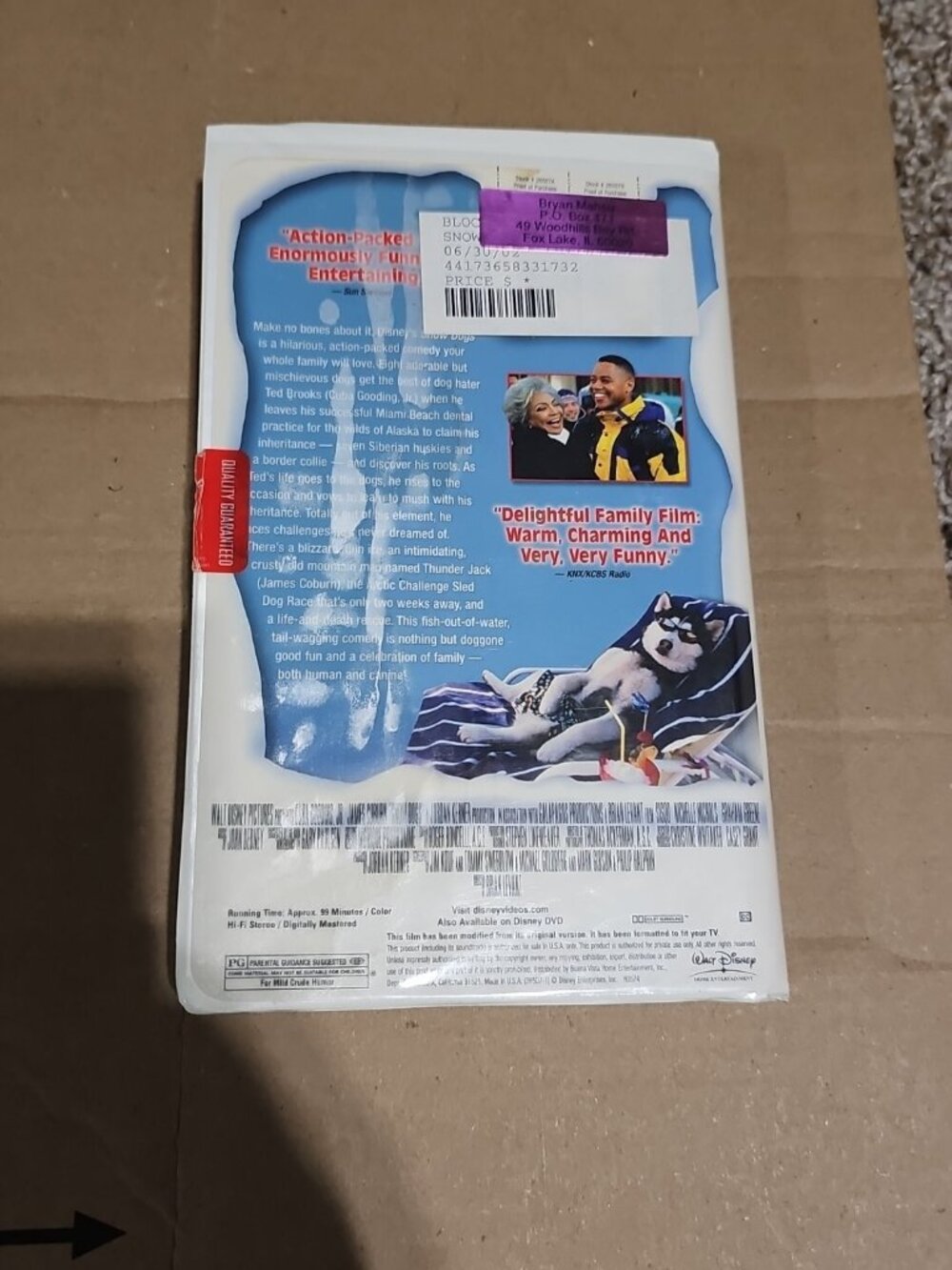 Snow Dogs (VHS, 2002) - Picture 2 of 3